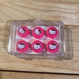 4/$25 New in box Hello Kitty ear plugs. As pictured there is one ear plug w/mark